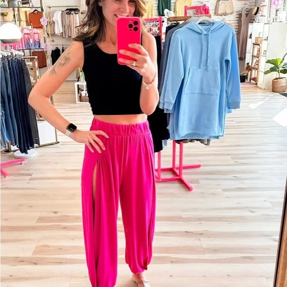 🎀 Host Pick 🎀 SPLIT SIDE PANTS - Picture 2 of 4